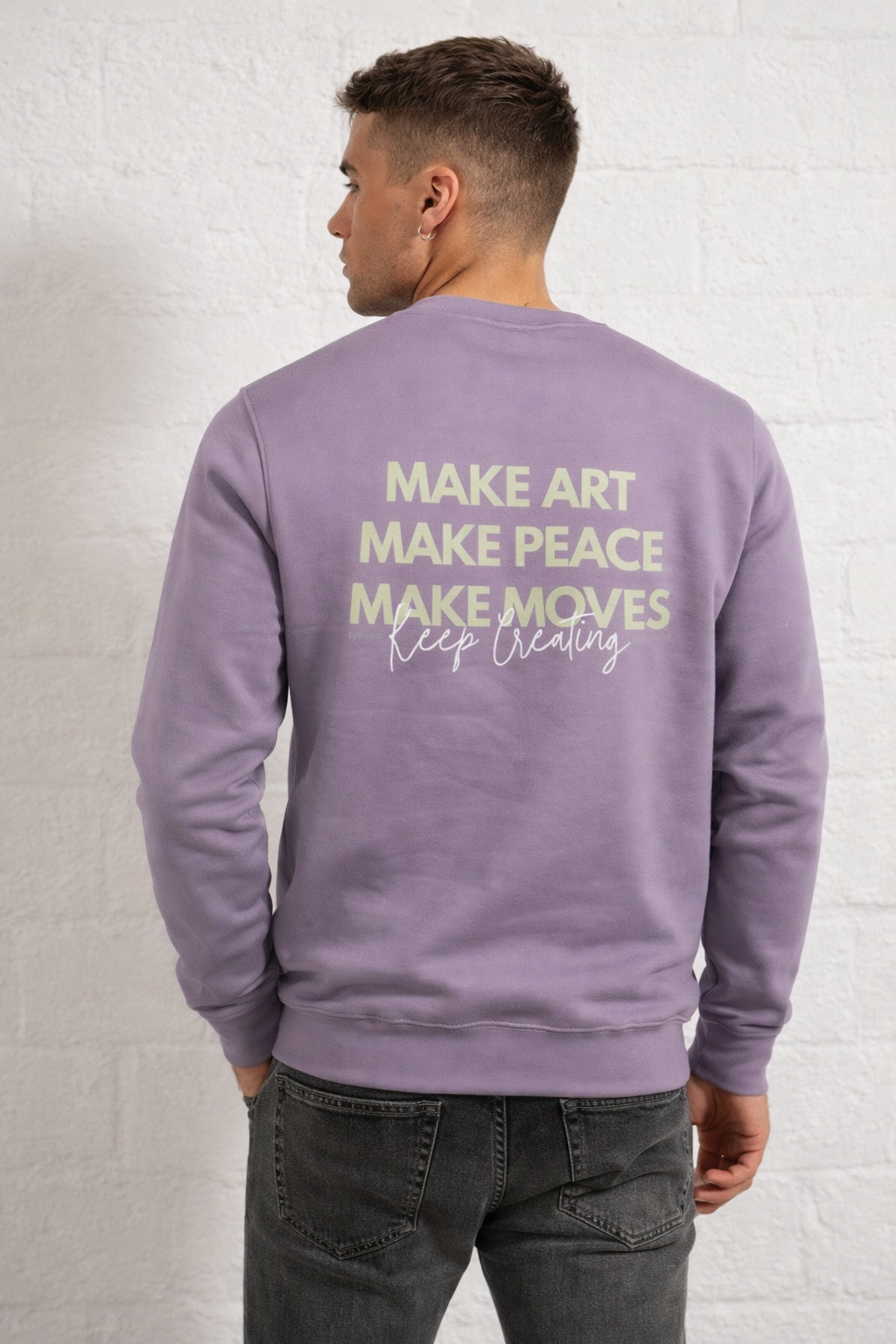 Born Creative Unisex Crewneck Sweatshirt