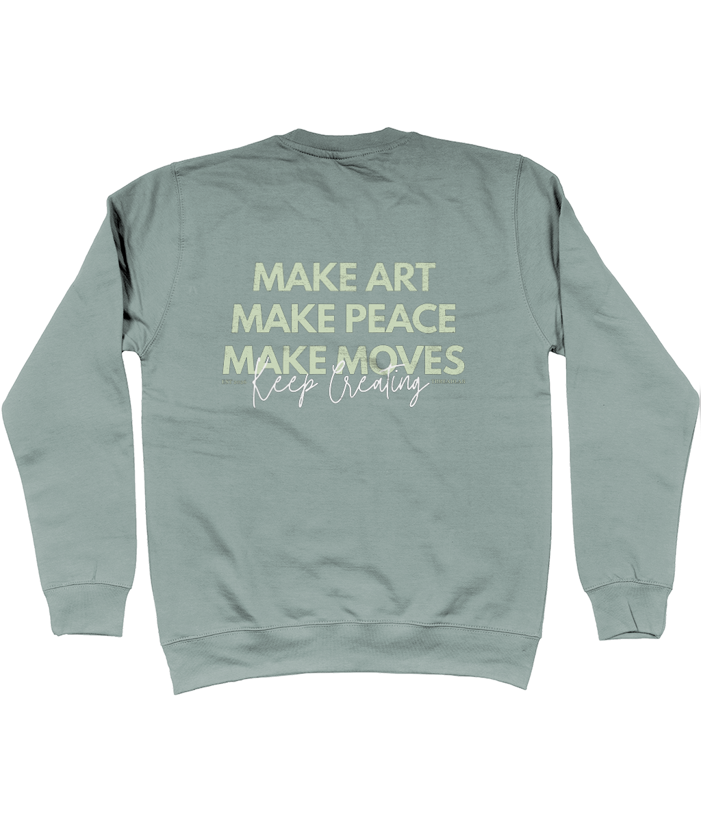 Born Creative Unisex Crewneck Sweatshirt