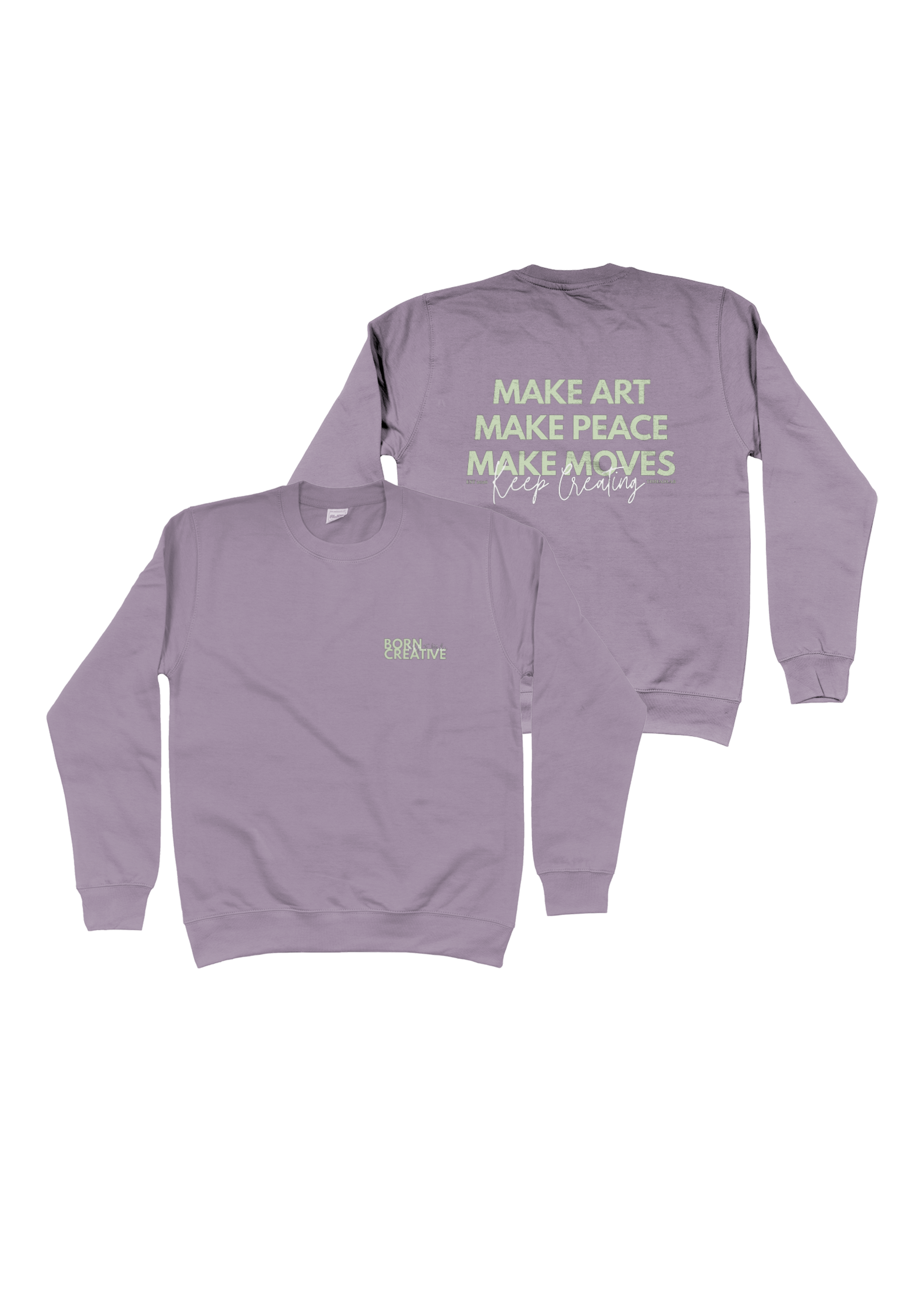 Born Creative Unisex Crewneck Sweatshirt