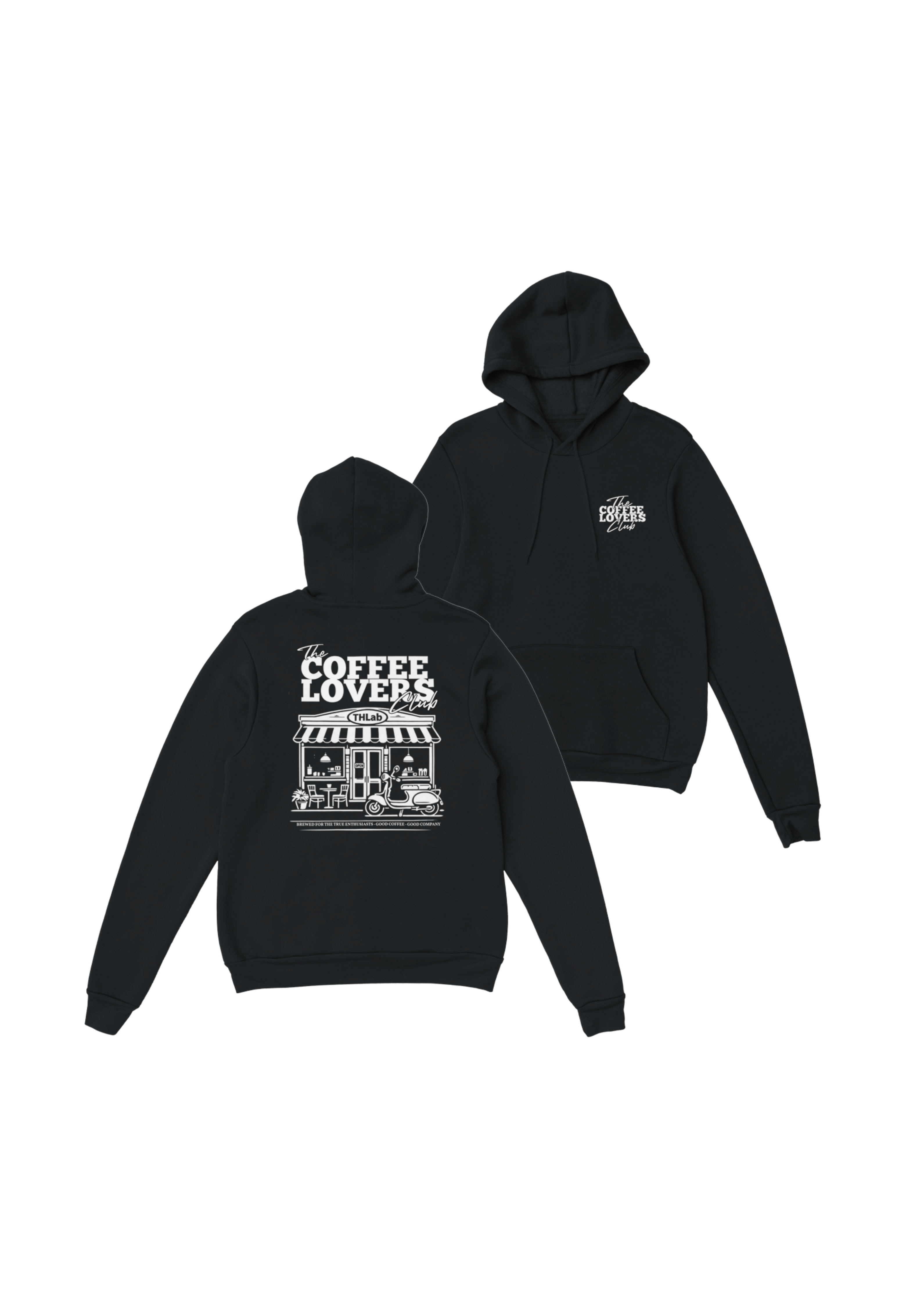 The Coffee Lovers Club Black Hoodie