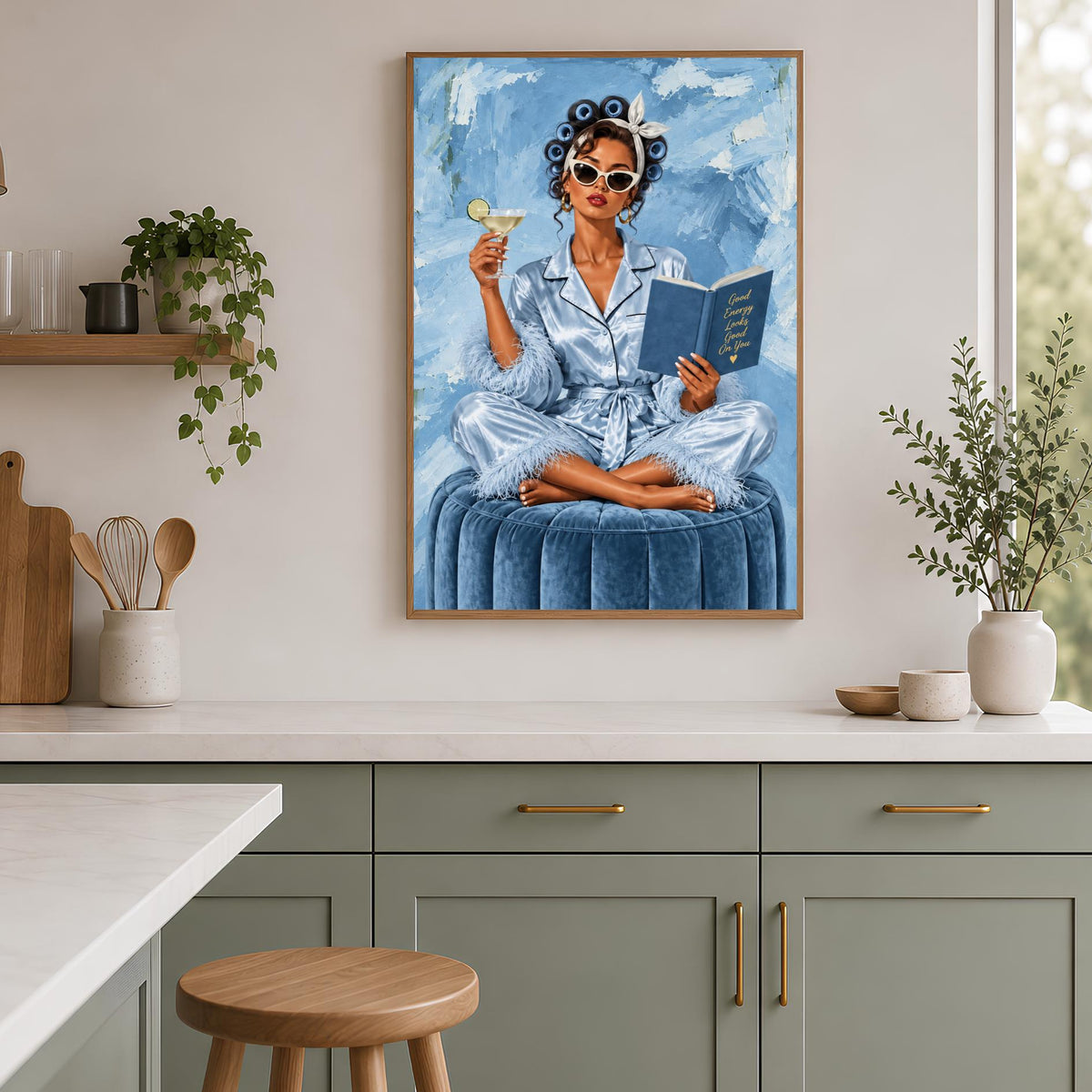 Retro Woman Art Print | 1950s Glamour | Coquette Wall Art | Vintage Pin Up