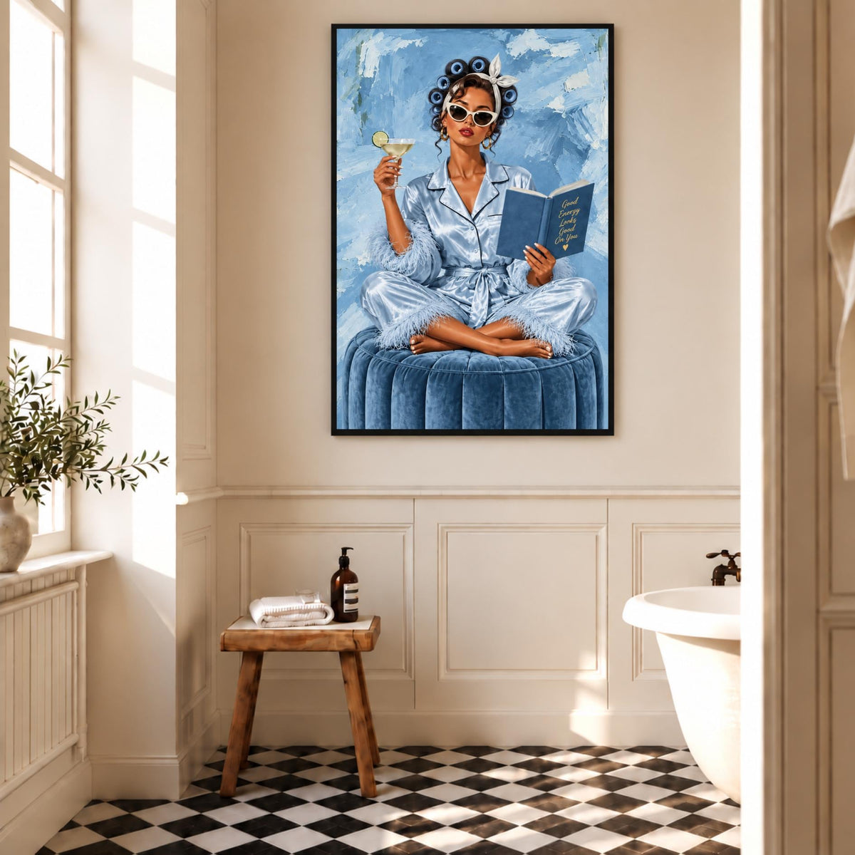 Retro Woman Art Print | 1950s Glamour | Coquette Wall Art | Vintage Pin Up
